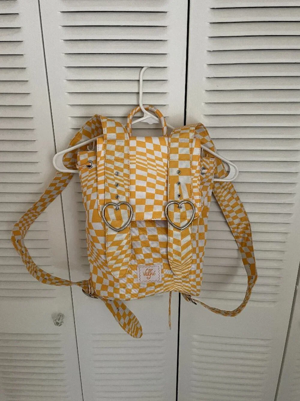 Valfré Checkmate Madeline Backpack in Sunflower (Yellow)